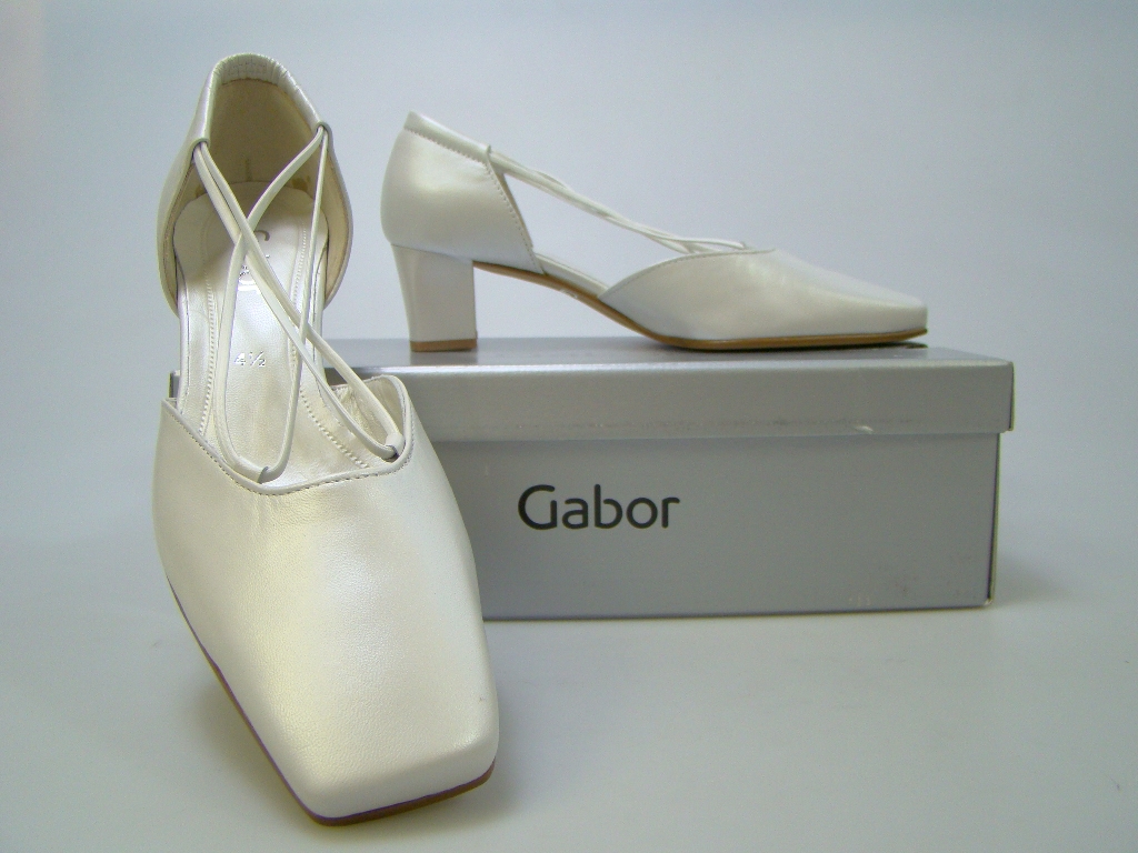 GABOR 05.461.60 Brautschuhe Pumps 7364 weiß 37,5 NEU  